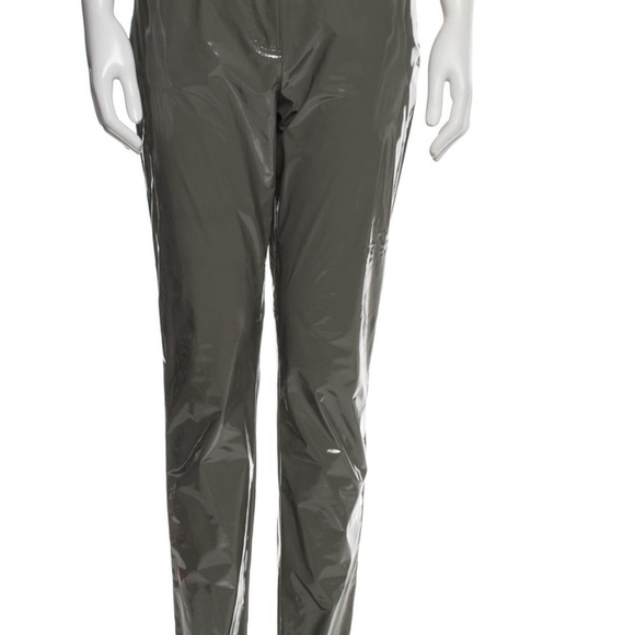 Tibi Tech Skinny Leg Trousers, Cement - Picture 7 of 15